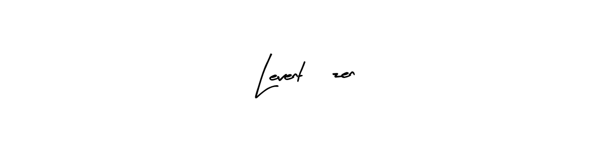 Use a signature maker to create a handwritten signature online. With this signature software, you can design (Arty Signature) your own signature for name Levent Özen. Levent Özen signature style 8 images and pictures png