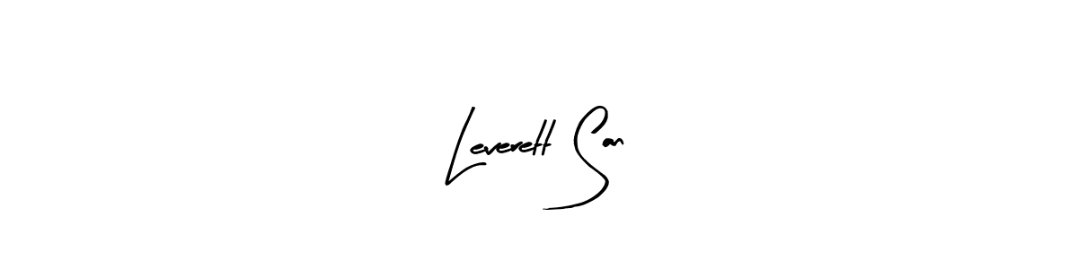Leverett San stylish signature style. Best Handwritten Sign (Arty Signature) for my name. Handwritten Signature Collection Ideas for my name Leverett San. Leverett San signature style 8 images and pictures png