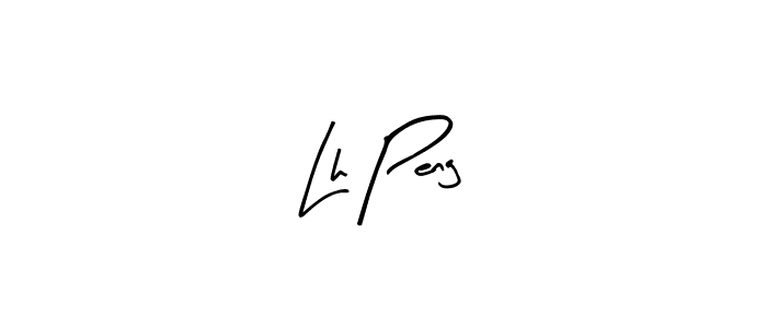 if you are searching for the best signature style for your name Lh Peng. so please give up your signature search. here we have designed multiple signature styles  using Arty Signature. Lh Peng signature style 8 images and pictures png