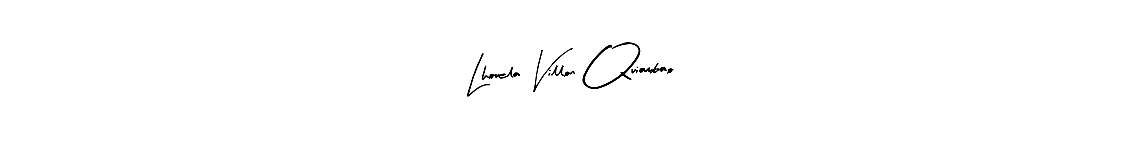 How to make Lhouela Villon Quiambao signature? Arty Signature is a professional autograph style. Create handwritten signature for Lhouela Villon Quiambao name. Lhouela Villon Quiambao signature style 8 images and pictures png