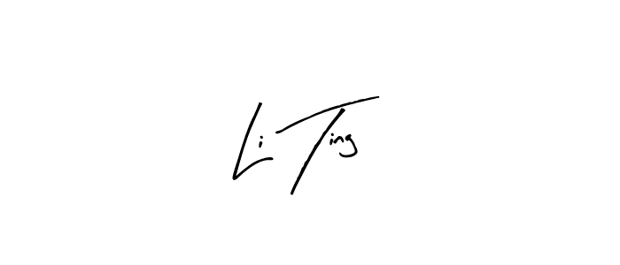 if you are searching for the best signature style for your name Li Ting. so please give up your signature search. here we have designed multiple signature styles  using Arty Signature. Li Ting signature style 8 images and pictures png