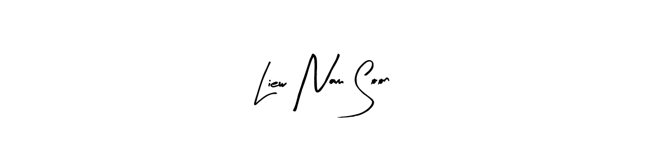 Here are the top 10 professional signature styles for the name Liew Nam Soon. These are the best autograph styles you can use for your name. Liew Nam Soon signature style 8 images and pictures png