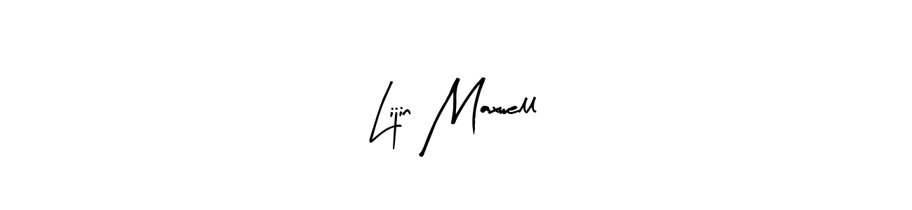 Make a beautiful signature design for name Lijin Maxwell. Use this online signature maker to create a handwritten signature for free. Lijin Maxwell signature style 8 images and pictures png
