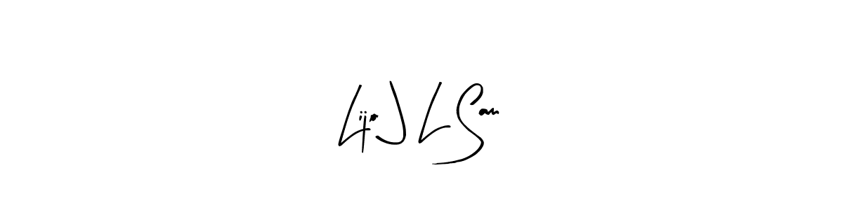 It looks lik you need a new signature style for name Lijo J L Sam. Design unique handwritten (Arty Signature) signature with our free signature maker in just a few clicks. Lijo J L Sam signature style 8 images and pictures png