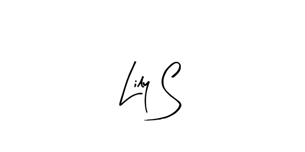 How to make Lily S name signature. Use Arty Signature style for creating short signs online. This is the latest handwritten sign. Lily S signature style 8 images and pictures png