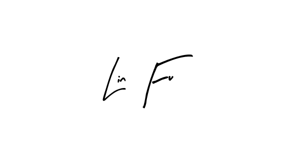 Arty Signature is a professional signature style that is perfect for those who want to add a touch of class to their signature. It is also a great choice for those who want to make their signature more unique. Get Lin Fu name to fancy signature for free. Lin Fu signature style 8 images and pictures png