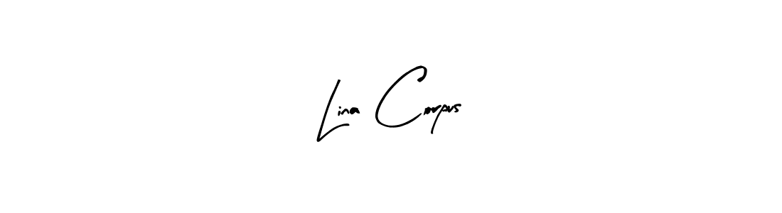 Make a beautiful signature design for name Lina Corpus. Use this online signature maker to create a handwritten signature for free. Lina Corpus signature style 8 images and pictures png