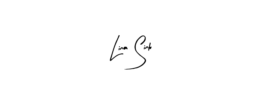 Create a beautiful signature design for name Lina Sink. With this signature (Arty Signature) fonts, you can make a handwritten signature for free. Lina Sink signature style 8 images and pictures png