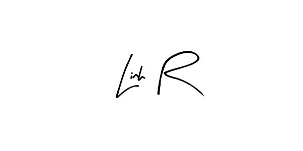 Make a beautiful signature design for name Linh R. With this signature (Arty Signature) style, you can create a handwritten signature for free. Linh R signature style 8 images and pictures png