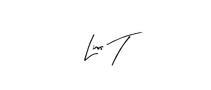 Design your own signature with our free online signature maker. With this signature software, you can create a handwritten (Arty Signature) signature for name Linus T. Linus T signature style 8 images and pictures png