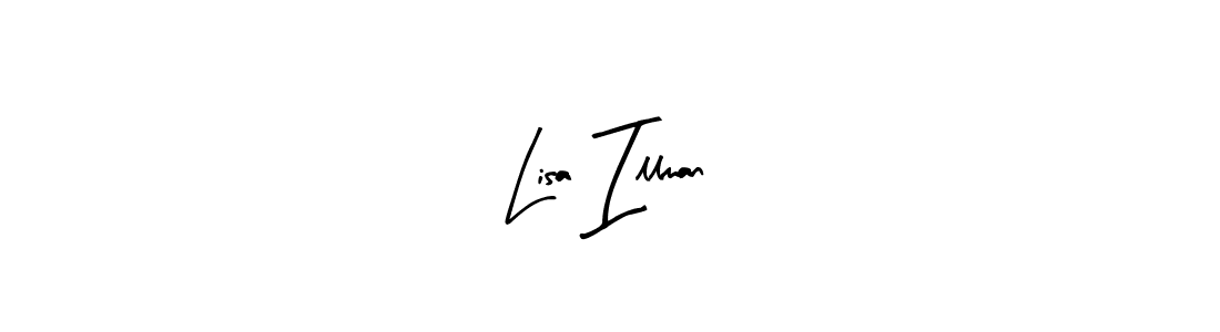 The best way (Arty Signature) to make a short signature is to pick only two or three words in your name. The name Lisa Illman include a total of six letters. For converting this name. Lisa Illman signature style 8 images and pictures png