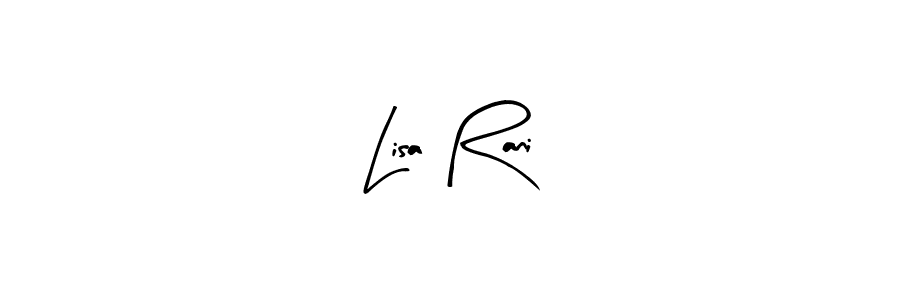 Make a beautiful signature design for name Lisa Rani. Use this online signature maker to create a handwritten signature for free. Lisa Rani signature style 8 images and pictures png