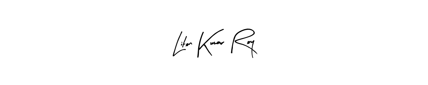 Liton Kumar Roy stylish signature style. Best Handwritten Sign (Arty Signature) for my name. Handwritten Signature Collection Ideas for my name Liton Kumar Roy. Liton Kumar Roy signature style 8 images and pictures png