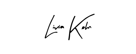 Also we have Livia Kohn name is the best signature style. Create professional handwritten signature collection using Arty Signature autograph style. Livia Kohn signature style 8 images and pictures png