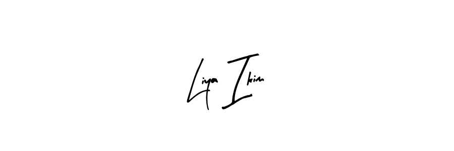 Similarly Arty Signature is the best handwritten signature design. Signature creator online .You can use it as an online autograph creator for name Liya Ikim. Liya Ikim signature style 8 images and pictures png