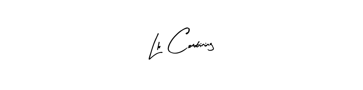 Make a beautiful signature design for name Lk Combining. With this signature (Arty Signature) style, you can create a handwritten signature for free. Lk Combining signature style 8 images and pictures png