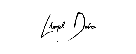 Generate high-definition signature styles for Lloyd Dube. The Arty Signature typeface ensures crisp legibility and sophisticated design. Lloyd Dube signature style 8 images and pictures png