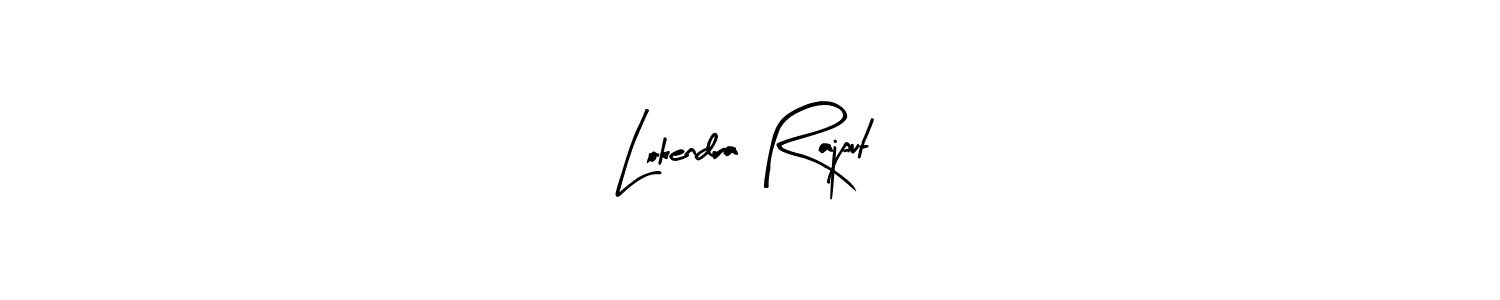 Create a beautiful signature design for name Lokendra Rajput. With this signature (Arty Signature) fonts, you can make a handwritten signature for free. Lokendra Rajput signature style 8 images and pictures png