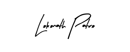 Achieve flawless digital penmanship with Lokonath Patro name in Arty Signature font. The perfect tool for creating online signatures. Lokonath Patro signature style 8 images and pictures png