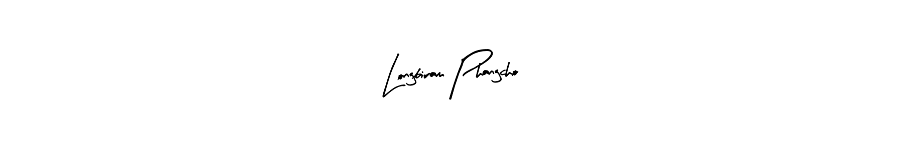 Design your own signature with our free online signature maker. With this signature software, you can create a handwritten (Arty Signature) signature for name Longbiram Phangcho. Longbiram Phangcho signature style 8 images and pictures png
