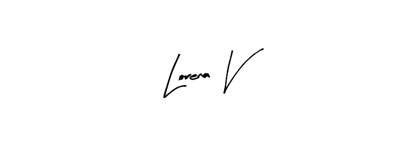 You should practise on your own different ways (Arty Signature) to write your name (Lorena V) in signature. don't let someone else do it for you. Lorena V signature style 8 images and pictures png
