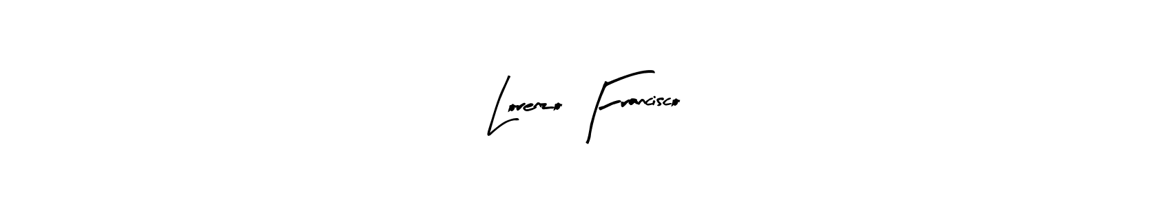 The best way (Arty Signature) to make a short signature is to pick only two or three words in your name. The name Lorenzo Francisco include a total of six letters. For converting this name. Lorenzo Francisco signature style 8 images and pictures png