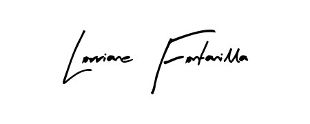 Transform the name Lorriane Fontanilla into a signature masterpiece using Arty Signature font. Ideal for photographers, artists, and creators looking for watermarks. Lorriane Fontanilla signature style 8 images and pictures png