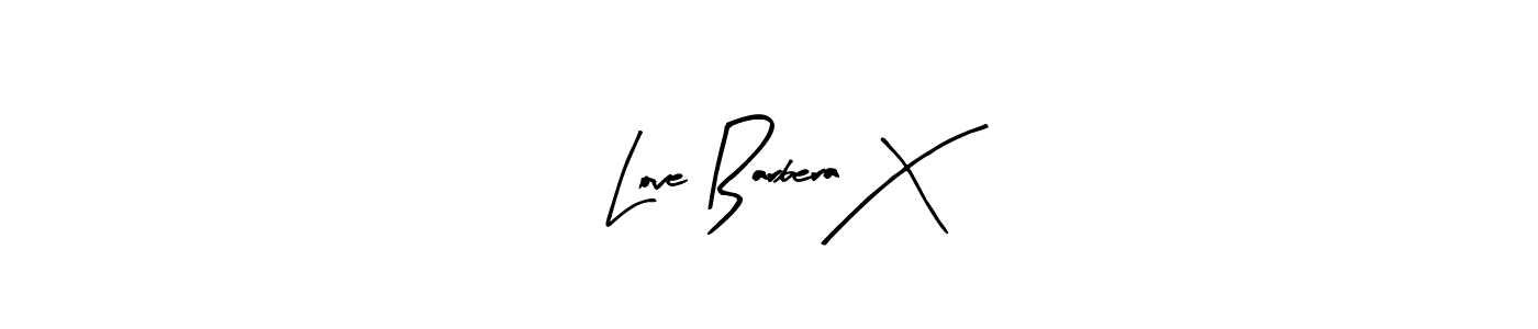 Here are the top 10 professional signature styles for the name Love Barbera X. These are the best autograph styles you can use for your name. Love Barbera X signature style 8 images and pictures png