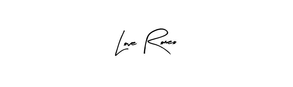 Use a signature maker to create a handwritten signature online. With this signature software, you can design (Arty Signature) your own signature for name Love Romeo. Love Romeo signature style 8 images and pictures png