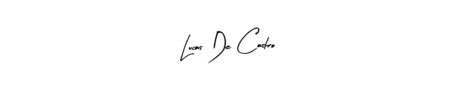 Use a signature maker to create a handwritten signature online. With this signature software, you can design (Arty Signature) your own signature for name Lucas De Castro. Lucas De Castro signature style 8 images and pictures png