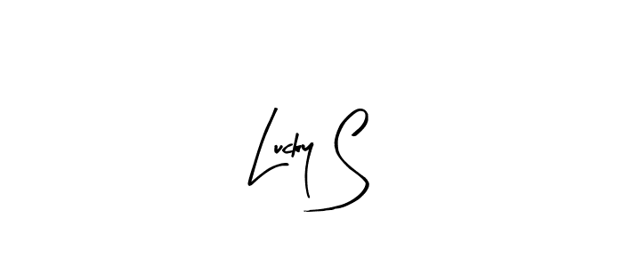 Also we have Lucky S name is the best signature style. Create professional handwritten signature collection using Arty Signature autograph style. Lucky S signature style 8 images and pictures png