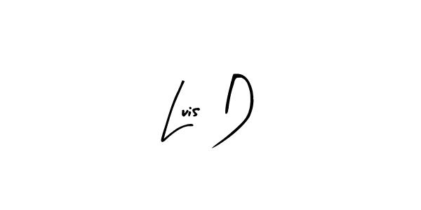 Arty Signature is a professional signature style that is perfect for those who want to add a touch of class to their signature. It is also a great choice for those who want to make their signature more unique. Get Luis D name to fancy signature for free. Luis D signature style 8 images and pictures png