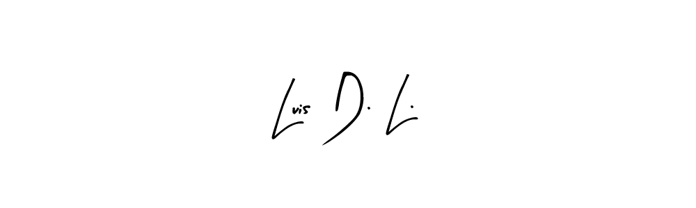 Luis D. L. stylish signature style. Best Handwritten Sign (Arty Signature) for my name. Handwritten Signature Collection Ideas for my name Luis D. L.. Luis D. L. signature style 8 images and pictures png