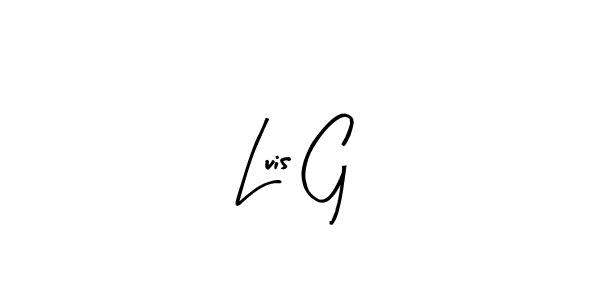 How to make Luis G signature? Arty Signature is a professional autograph style. Create handwritten signature for Luis G name. Luis G signature style 8 images and pictures png