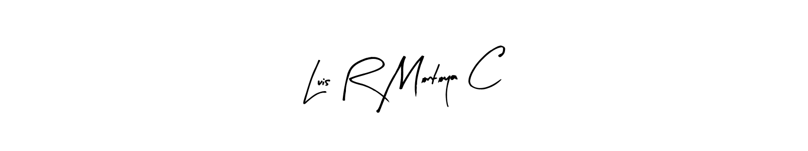 Make a short Luis R Montoya C signature style. Manage your documents anywhere anytime using Arty Signature. Create and add eSignatures, submit forms, share and send files easily. Luis R Montoya C signature style 8 images and pictures png