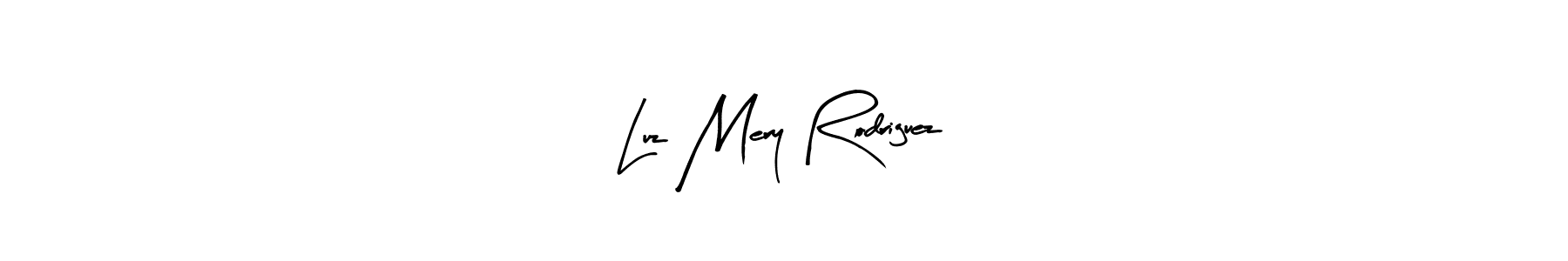 Design your own signature with our free online signature maker. With this signature software, you can create a handwritten (Arty Signature) signature for name Luz Mery Rodriguez. Luz Mery Rodriguez signature style 8 images and pictures png