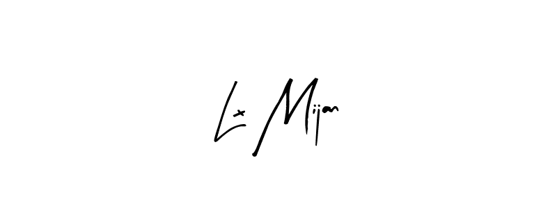 Also You can easily find your signature by using the search form. We will create Lx Mijan name handwritten signature images for you free of cost using Arty Signature sign style. Lx Mijan signature style 8 images and pictures png