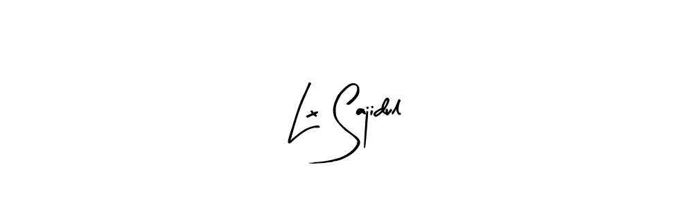 if you are searching for the best signature style for your name Lx Sajidul. so please give up your signature search. here we have designed multiple signature styles  using Arty Signature. Lx Sajidul signature style 8 images and pictures png