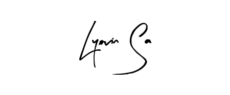 Design your own signature with our free online signature maker. With this signature software, you can create a handwritten (Arty Signature) signature for name Lyovin Sa. Lyovin Sa signature style 8 images and pictures png