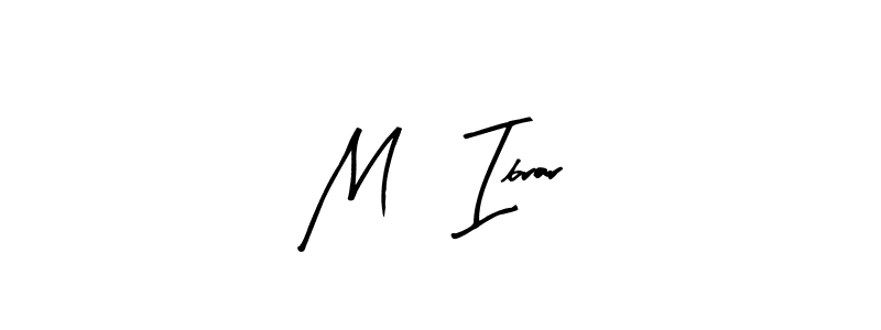 Similarly Arty Signature is the best handwritten signature design. Signature creator online .You can use it as an online autograph creator for name M, Ibrar. M, Ibrar signature style 8 images and pictures png