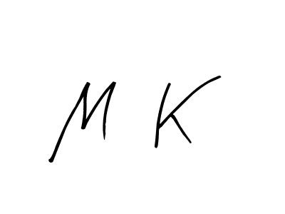 The best way (Arty Signature) to make a short signature is to pick only two or three words in your name. The name M, K include a total of six letters. For converting this name. M, K signature style 8 images and pictures png