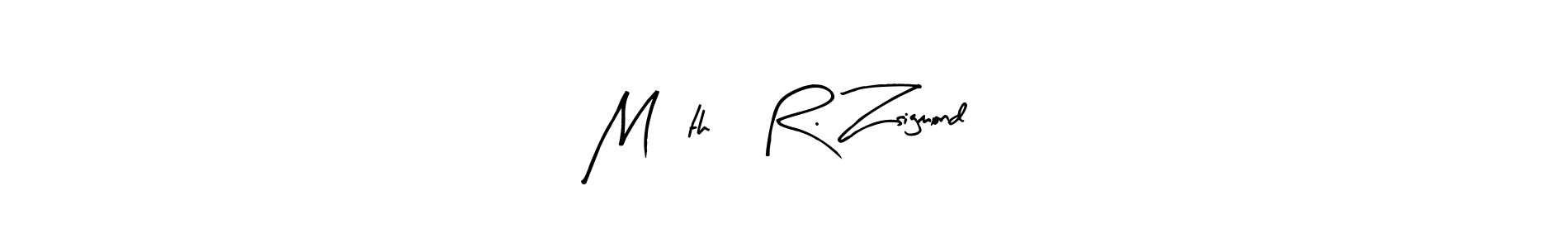 Use a signature maker to create a handwritten signature online. With this signature software, you can design (Arty Signature) your own signature for name Máthé R. Zsigmond. Máthé R. Zsigmond signature style 8 images and pictures png