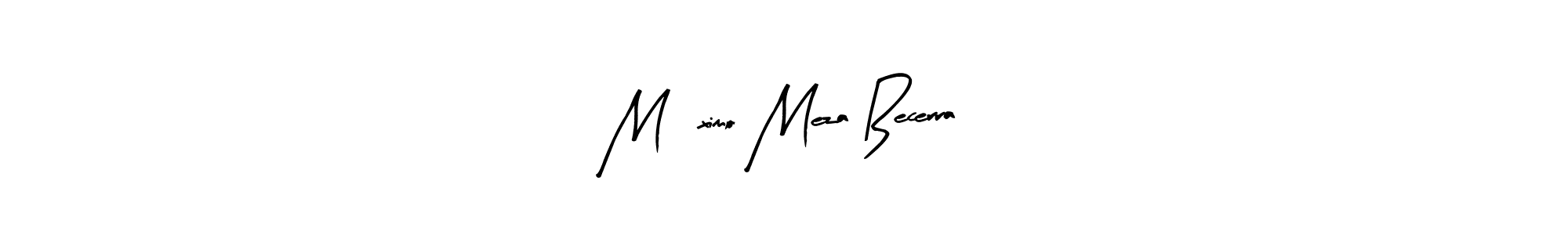Make a beautiful signature design for name Máximo Meza Becerra. With this signature (Arty Signature) style, you can create a handwritten signature for free. Máximo Meza Becerra signature style 8 images and pictures png