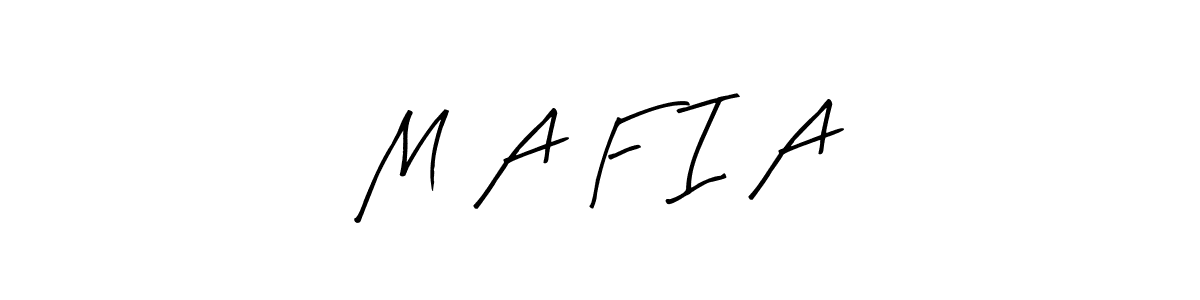 Arty Signature is a professional signature style that is perfect for those who want to add a touch of class to their signature. It is also a great choice for those who want to make their signature more unique. Get M  A F  I  A name to fancy signature for free. M  A F  I  A signature style 8 images and pictures png