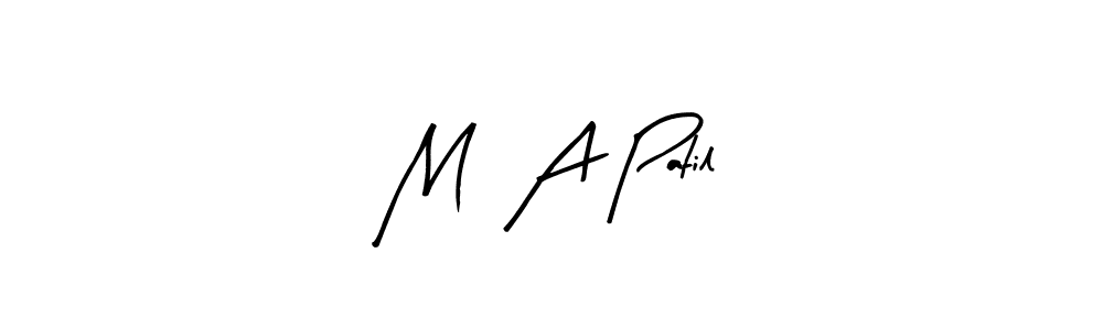 Best and Professional Signature Style for M  A Patil. Arty Signature Best Signature Style Collection. M  A Patil signature style 8 images and pictures png