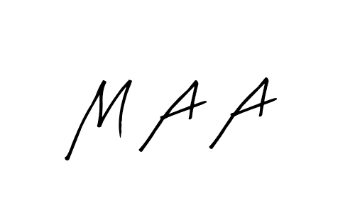 Similarly Arty Signature is the best handwritten signature design. Signature creator online .You can use it as an online autograph creator for name M A A. M A A signature style 8 images and pictures png