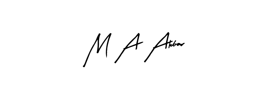You can use this online signature creator to create a handwritten signature for the name M A Akbar. This is the best online autograph maker. M A Akbar signature style 8 images and pictures png