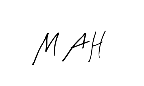 How to make M A H signature? Arty Signature is a professional autograph style. Create handwritten signature for M A H name. M A H signature style 8 images and pictures png