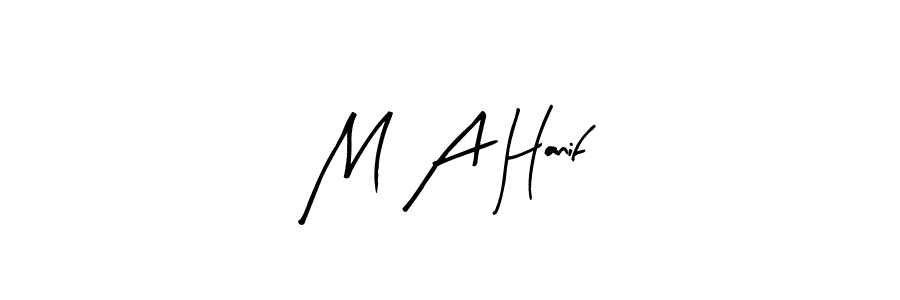 Use a signature maker to create a handwritten signature online. With this signature software, you can design (Arty Signature) your own signature for name M A Hanif. M A Hanif signature style 8 images and pictures png