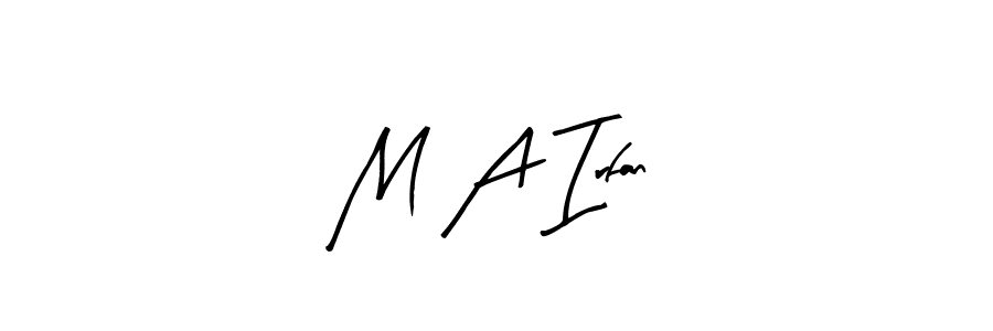 You can use this online signature creator to create a handwritten signature for the name M A Irfan. This is the best online autograph maker. M A Irfan signature style 8 images and pictures png